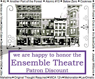 Ensemble Theatre window sign